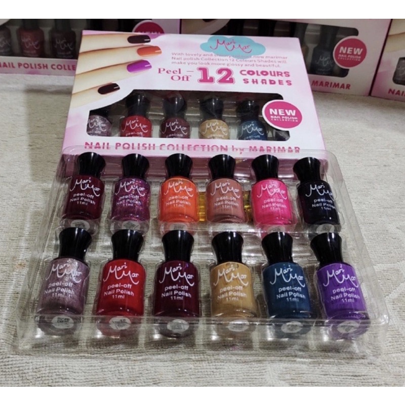 Kutek Marimar Peel Off New / Cat Kuku Harga 12pc /Box