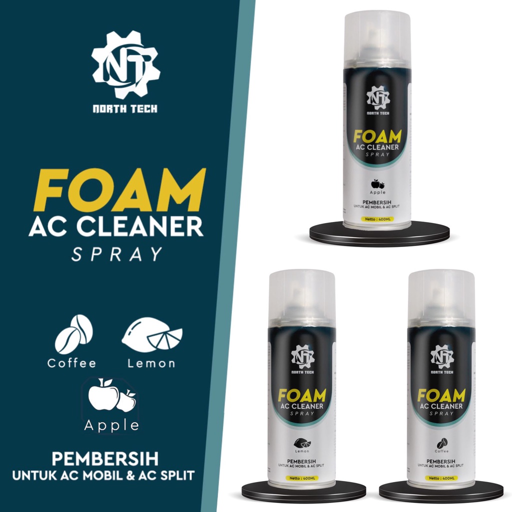 FOAM AC CLEANER SPRAY FOAM / PEMBERSIH AC MOBIL AC SPLIT