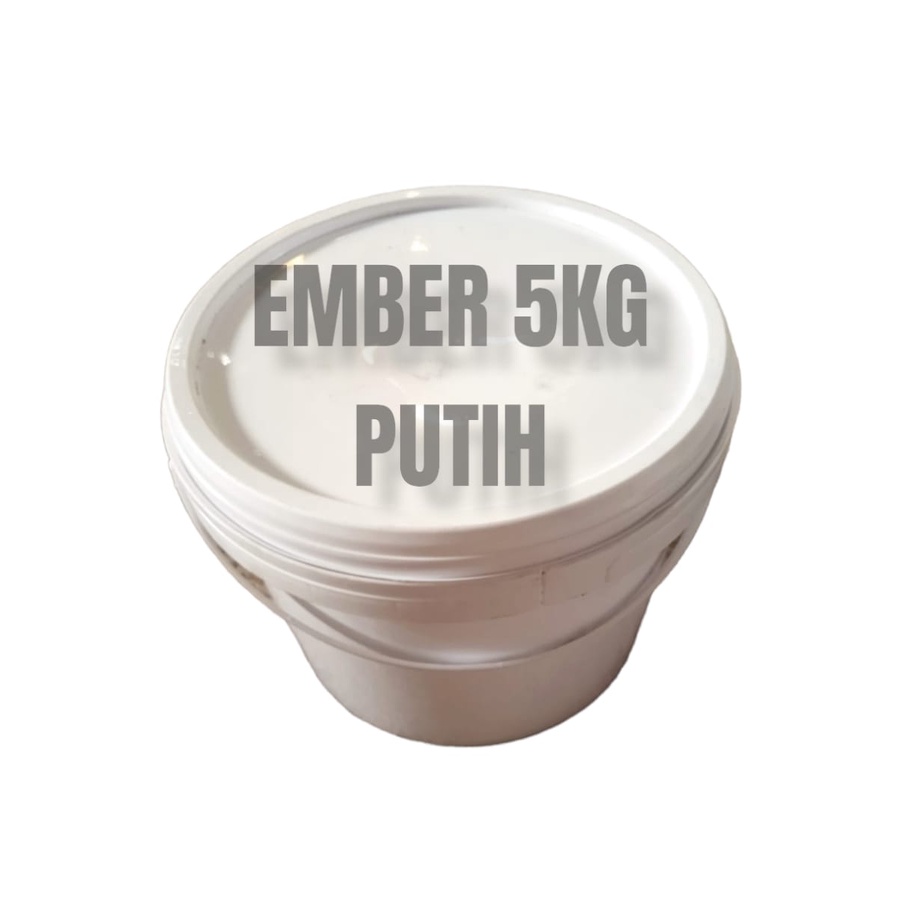 Jual Emebr Bekas Selai Ember Plastik Bekas 5kg Putih Pail Plastik 5kg Shopee Indonesia 5195