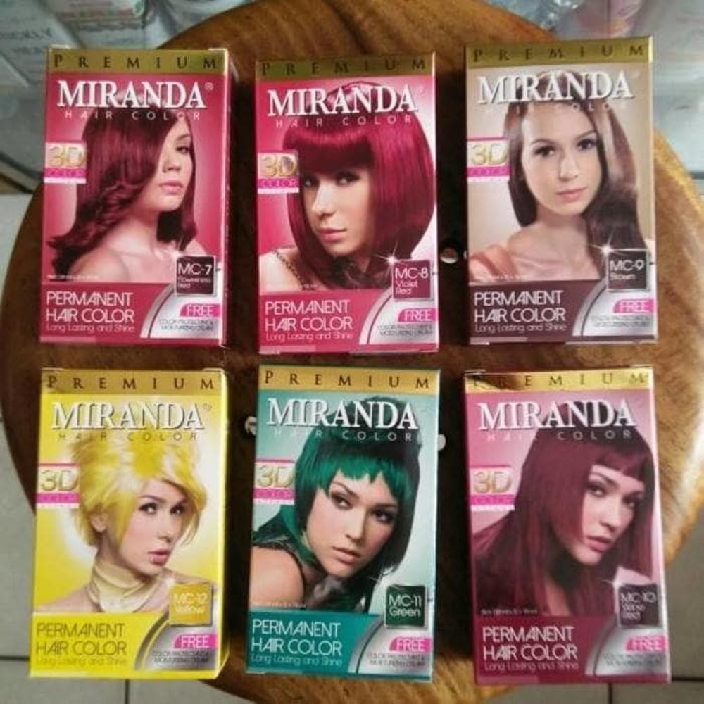 MIRANDA HAIR COLOR / CAT RAMBUT MIRANDA / SEMIR RAMBUT MIRANDA