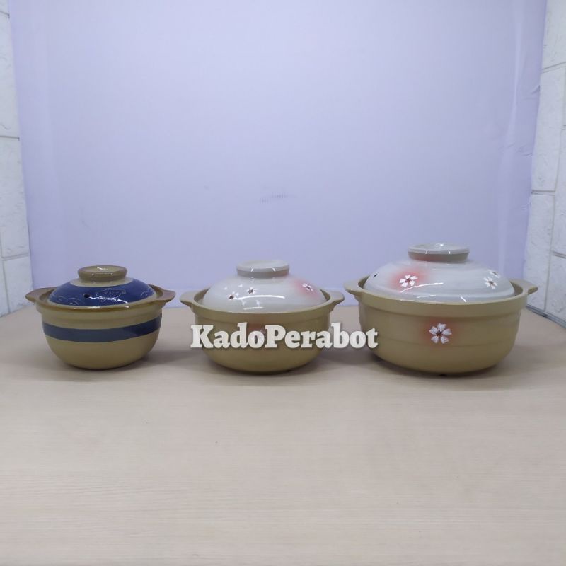 ware pot keramik - mangkok sup keramik - mangkok keramik tutup