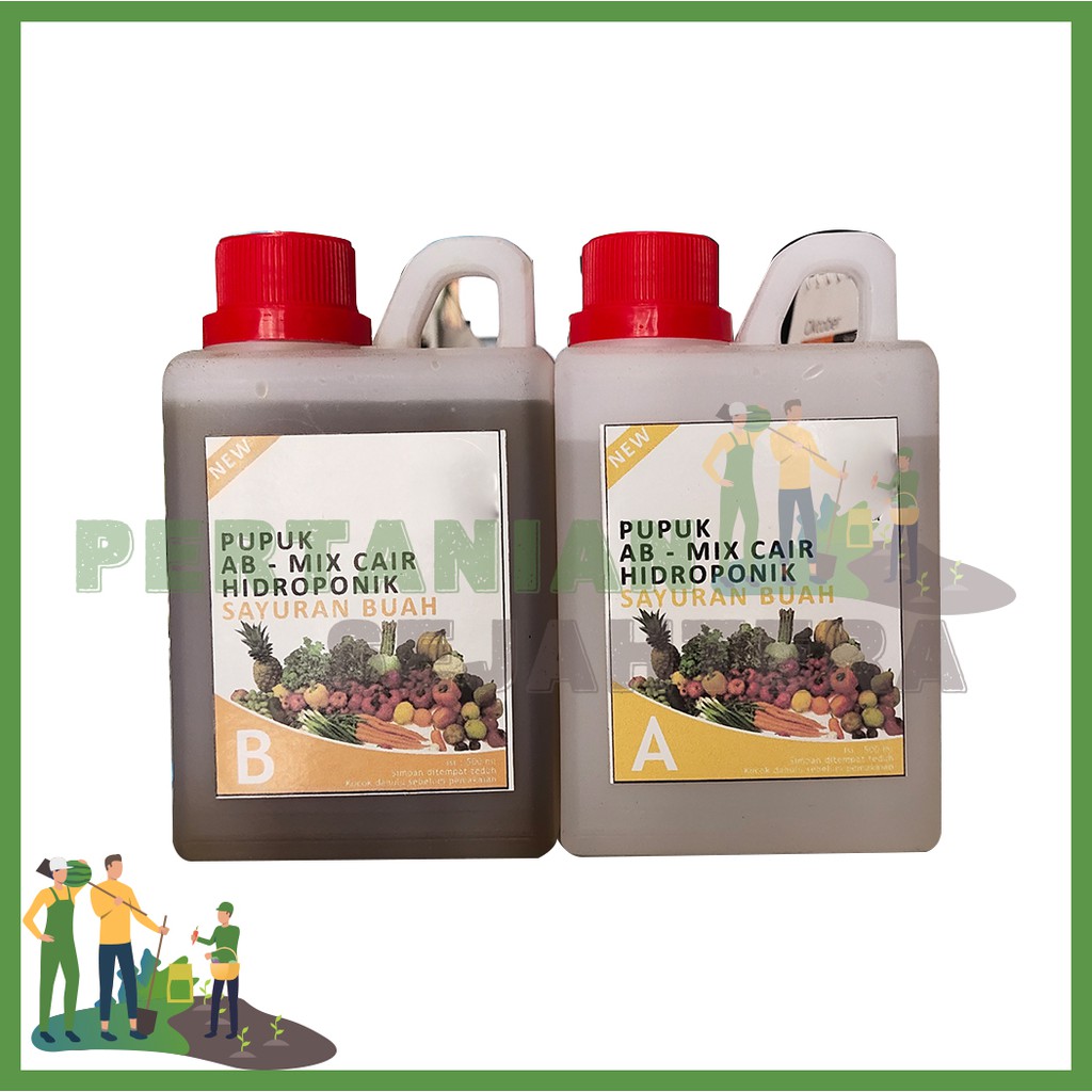PUPUK AB-MIX CAIR HYDROPONIK SAYURAN BUAH / HIDROPONIK SAYURAB BUAH