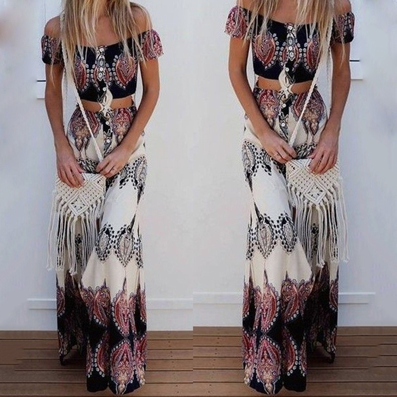 boho two piece sets