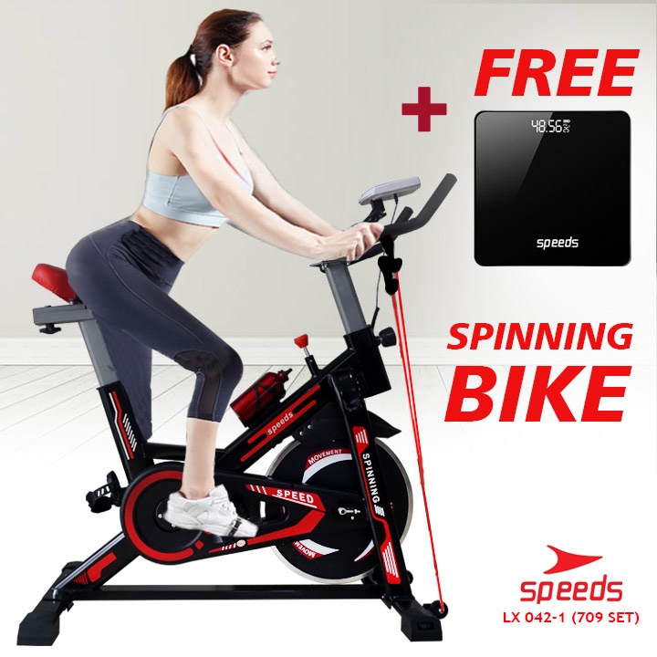 Jual Speeds Sport Spinning Bike Sepeda Statis Alat Olahraga Gym Fitness