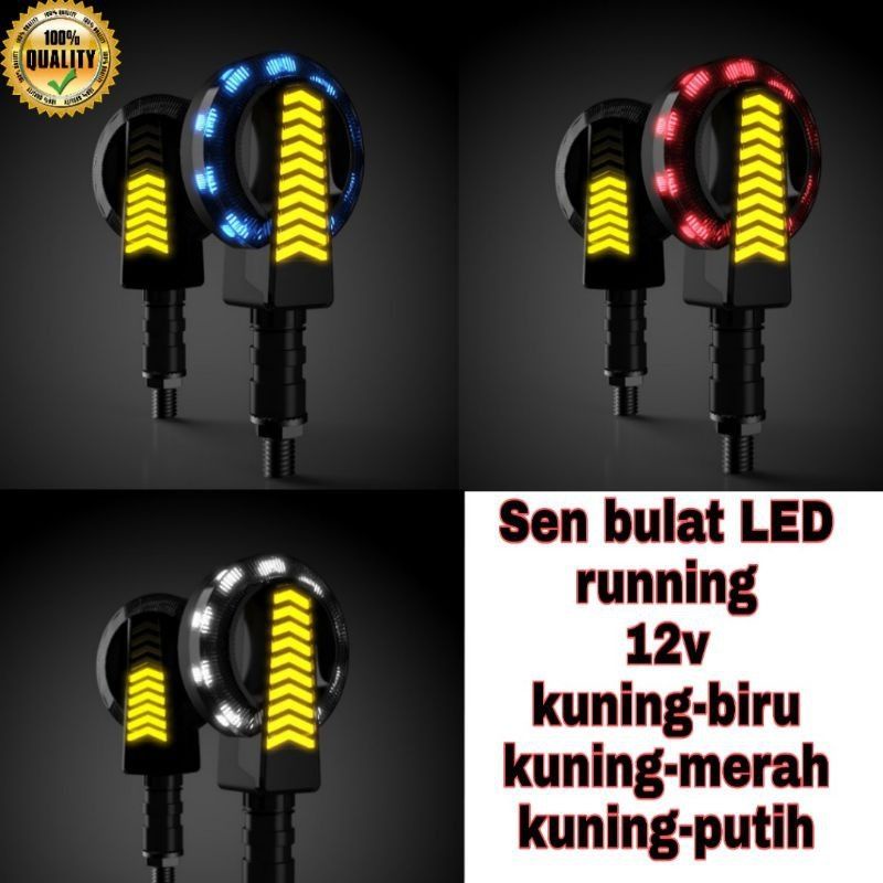Sen motor led running/sen led running model baru/sen ked lingkar running