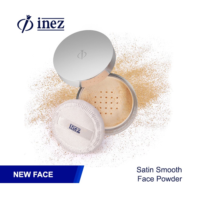 INEZ Satin Smooth Face Powder bedak tabur 3,5 gr