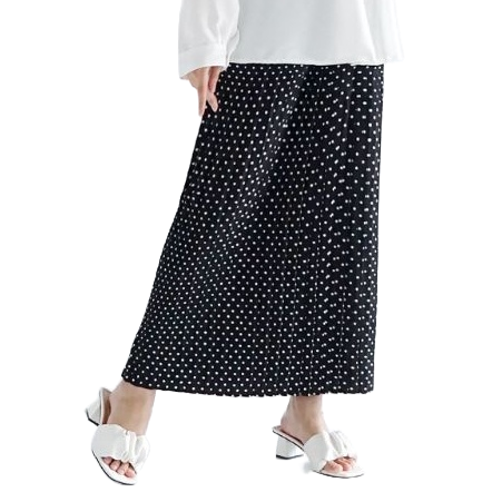 ROK POLKA WANITA ROK PANJANG POLKADOT