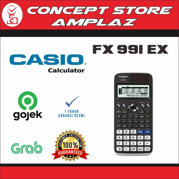 

(TERLARIS) CASIO FX 991EX . FX 991 EX . FX991EX SCIENTIFIC CALCULATOR