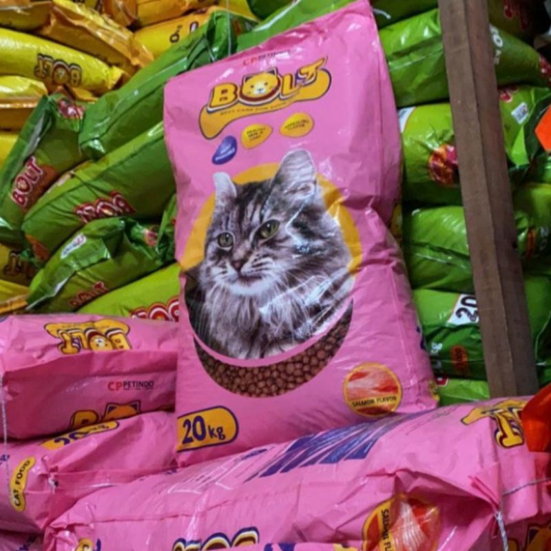 Grab/Gojek Bolt Cat Salmon Bolt Salmon 20 kg Bolt Makanan Kucing