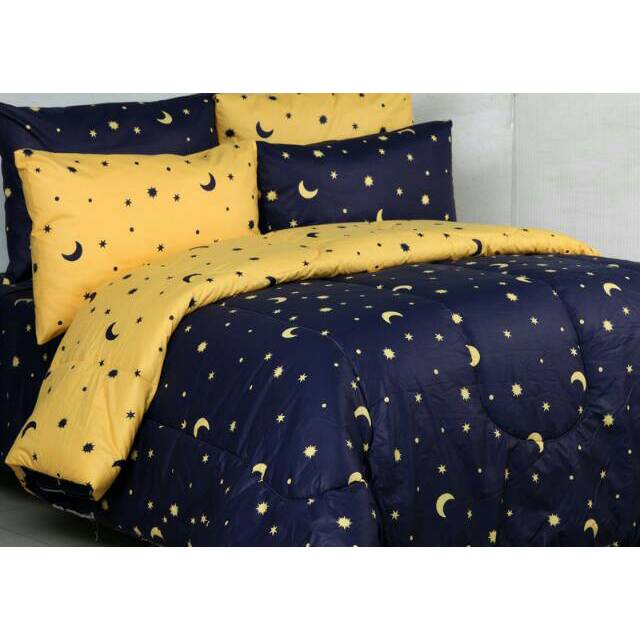 Termurah Sprei Bedcover Set Bedcover Sprei Starry Night Sprei Zleepi Sierra Sprei Polos Shopee Indonesia