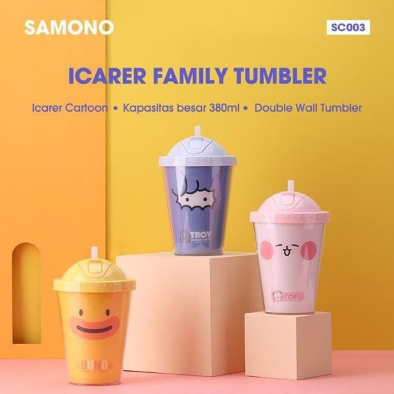 Samono SC003 Icarer Family Double Wall Tumbler free Strap Original