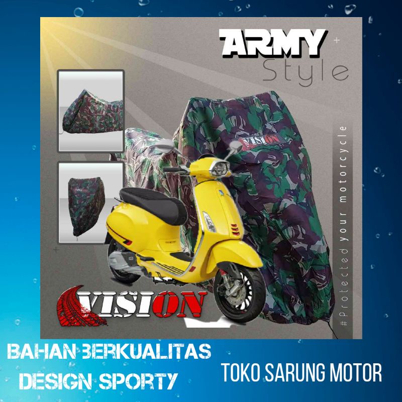 Tutup Motor Vespa Sarung Vespa Sprint Cover Motor Vespa Pelindung Motor Vespa Mantel Vespa