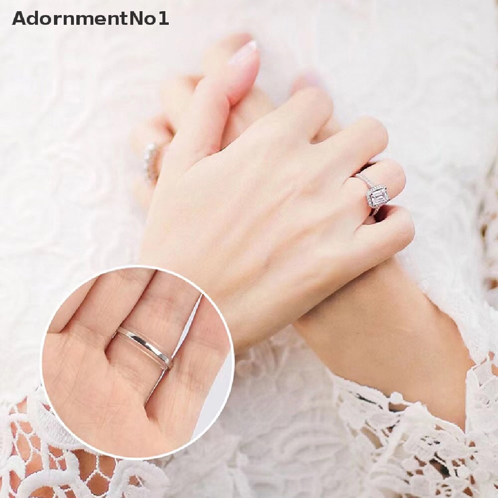 (AdornmentNo1) Alat Pengatur Ukuran Cincin Bahan Silikon Transparan 8 Ukuran