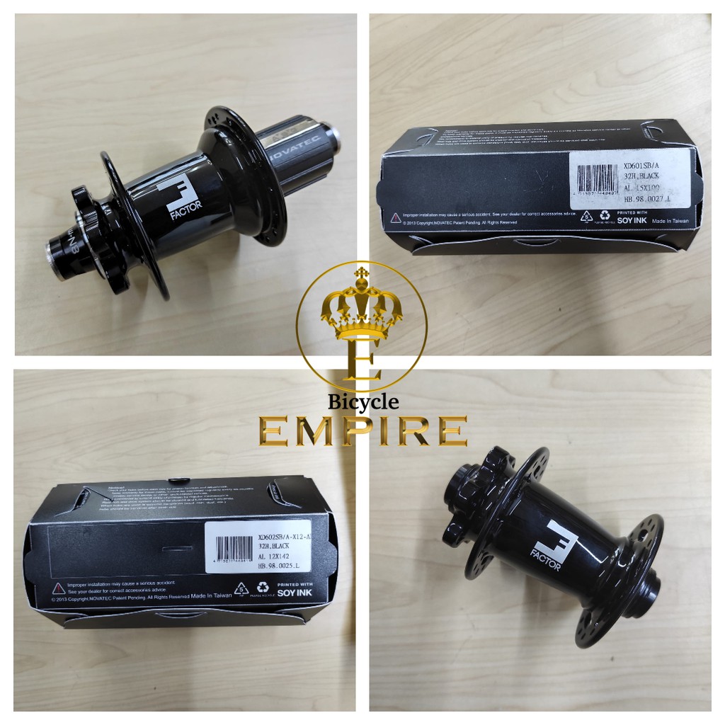 Hub Freehub Novatec Factor TA Boost 15 100 12 142 Bicycle Empire
