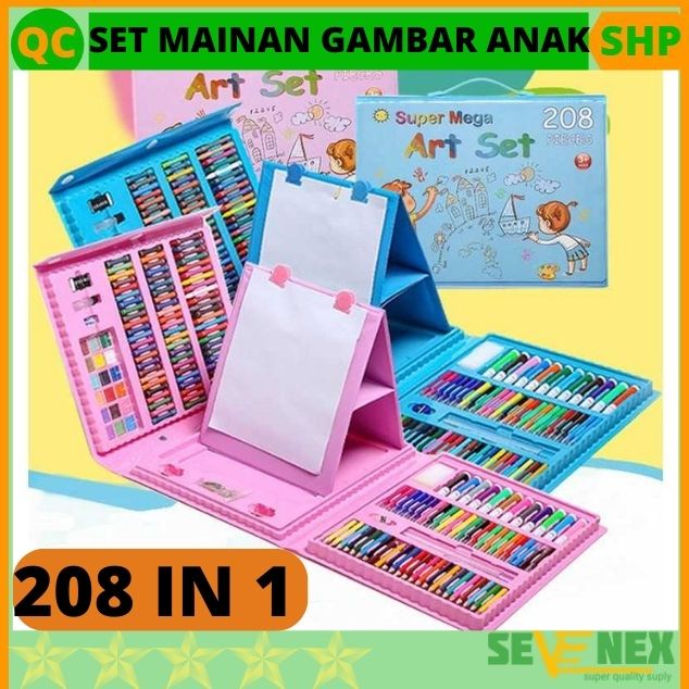 

Papan Tulis Anak Lengkap Dengan Krayon Pensil Warna 1 set 208