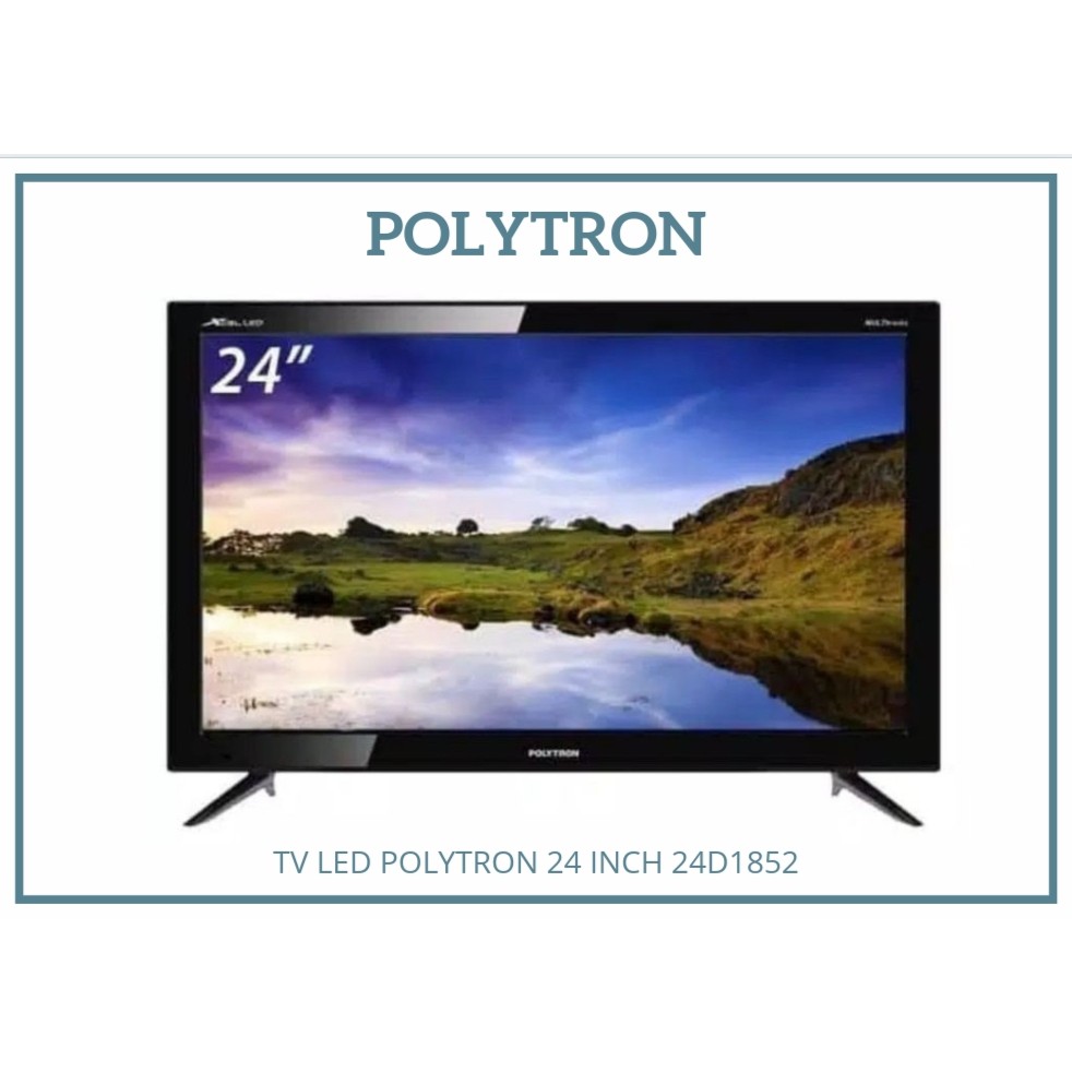 tv led 24 inch polytron 24D1852 #MURAH