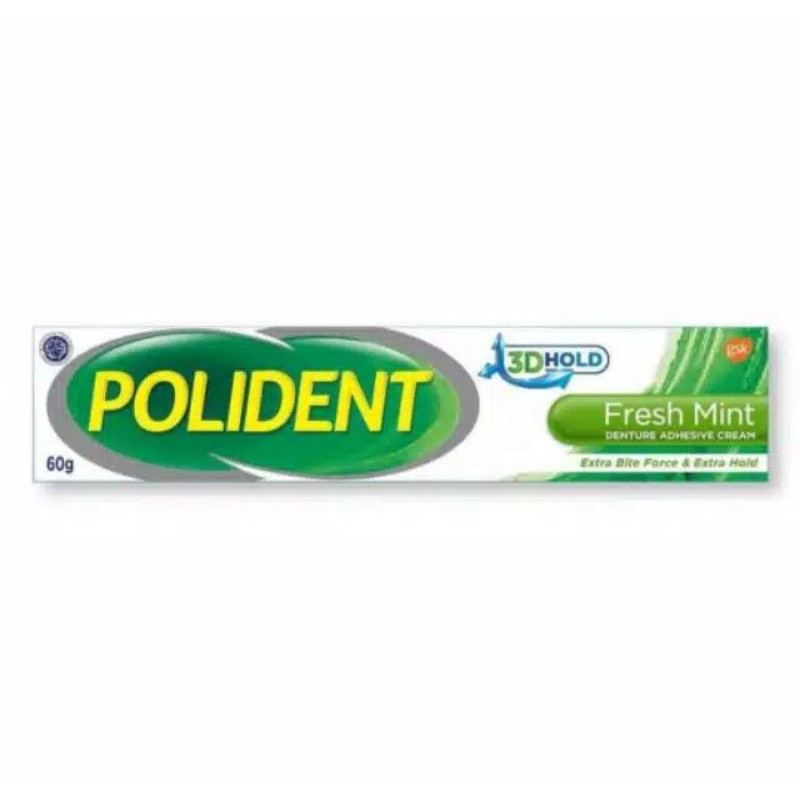 POLIDENT PEREKAT GIGI PALSU / LEM GIGI PALSU 60gr