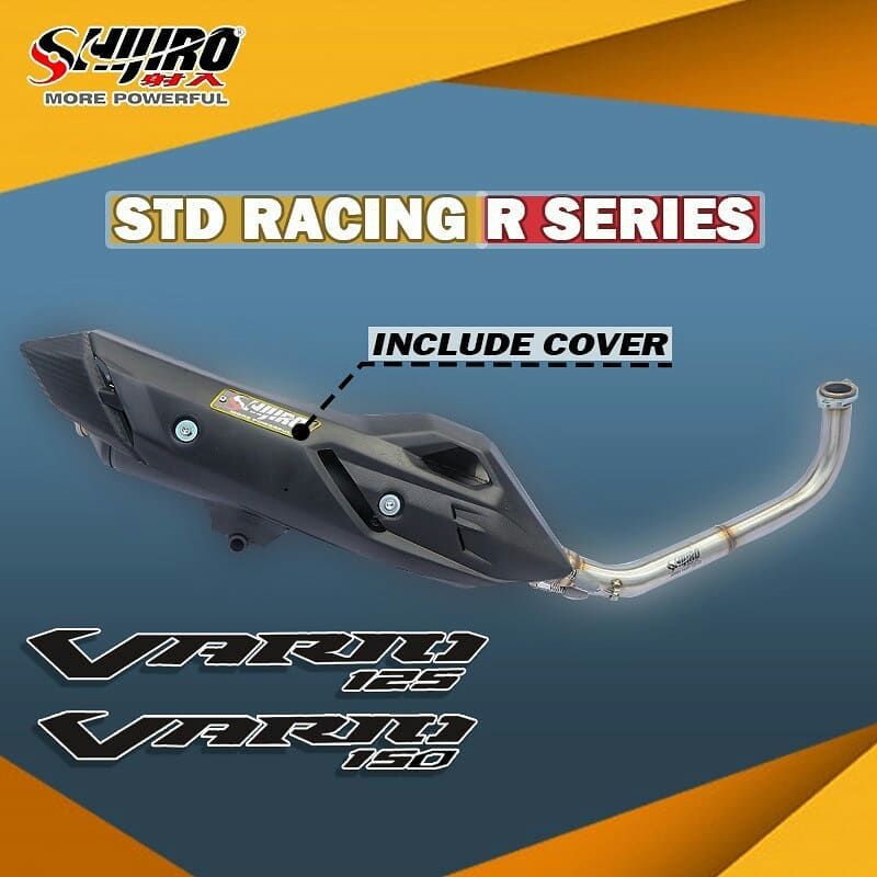 Knalpot Standar Racing Vario Old 125/150 type Series Shijiro Racing Original