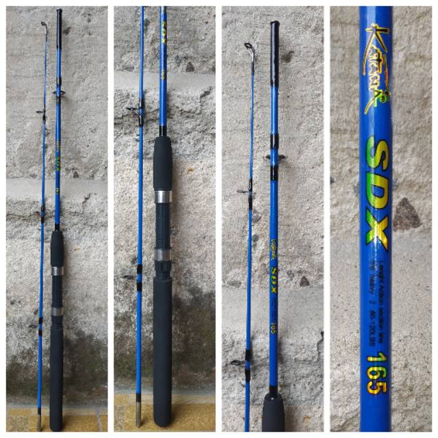 Joran Katana SDX Panjang 1,65 Meter Kekuatan 60-120Lbs Setara 30-60kg