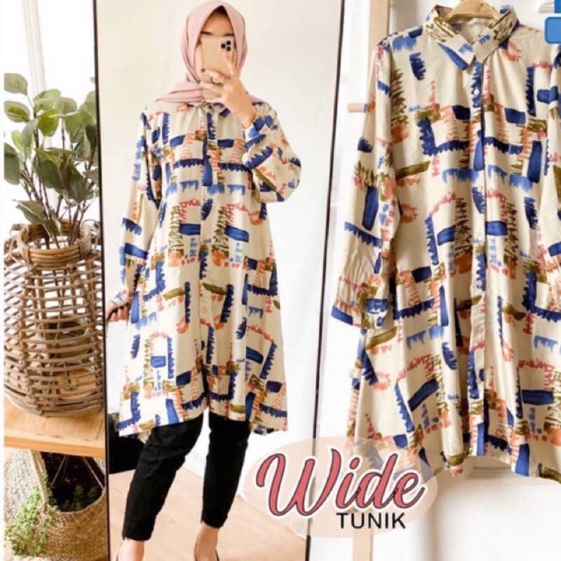 TUNIK CRAYON MOTIF RAYON BUSUI FRIENDLY
