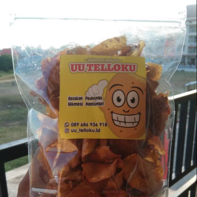 

Keripik ketela rasa pedas manis