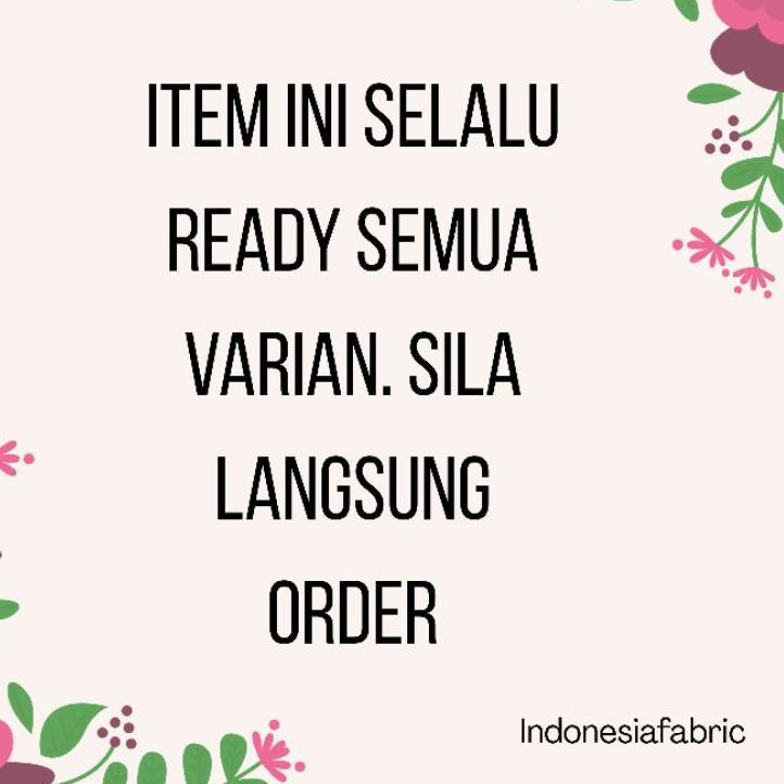 ❂ (Selalu Ready Semua Warna) Kain KAtun Jepang Tokai Senko motif Bintang Star ○