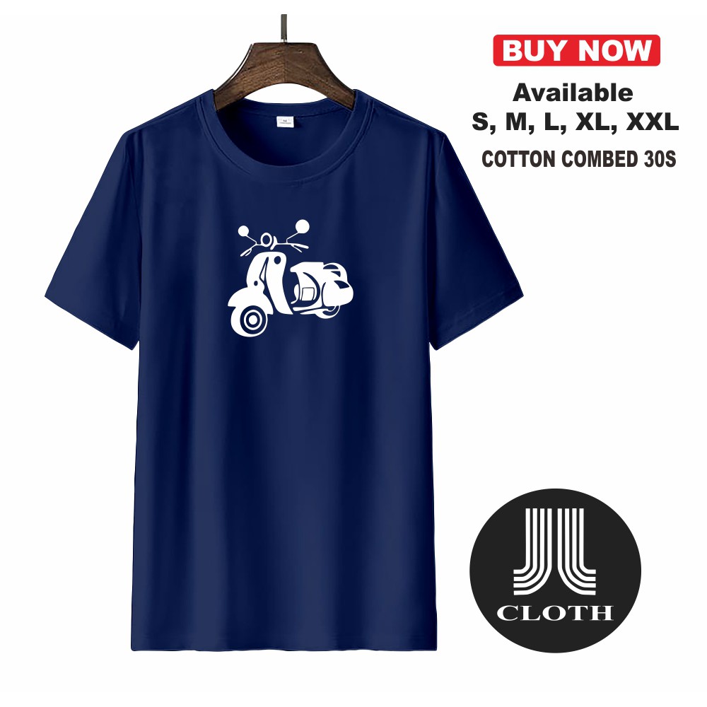 T SHIRT KAOS VESPA ORIGIN / KAOS MOTIF VESPA / KAOS DISTRO