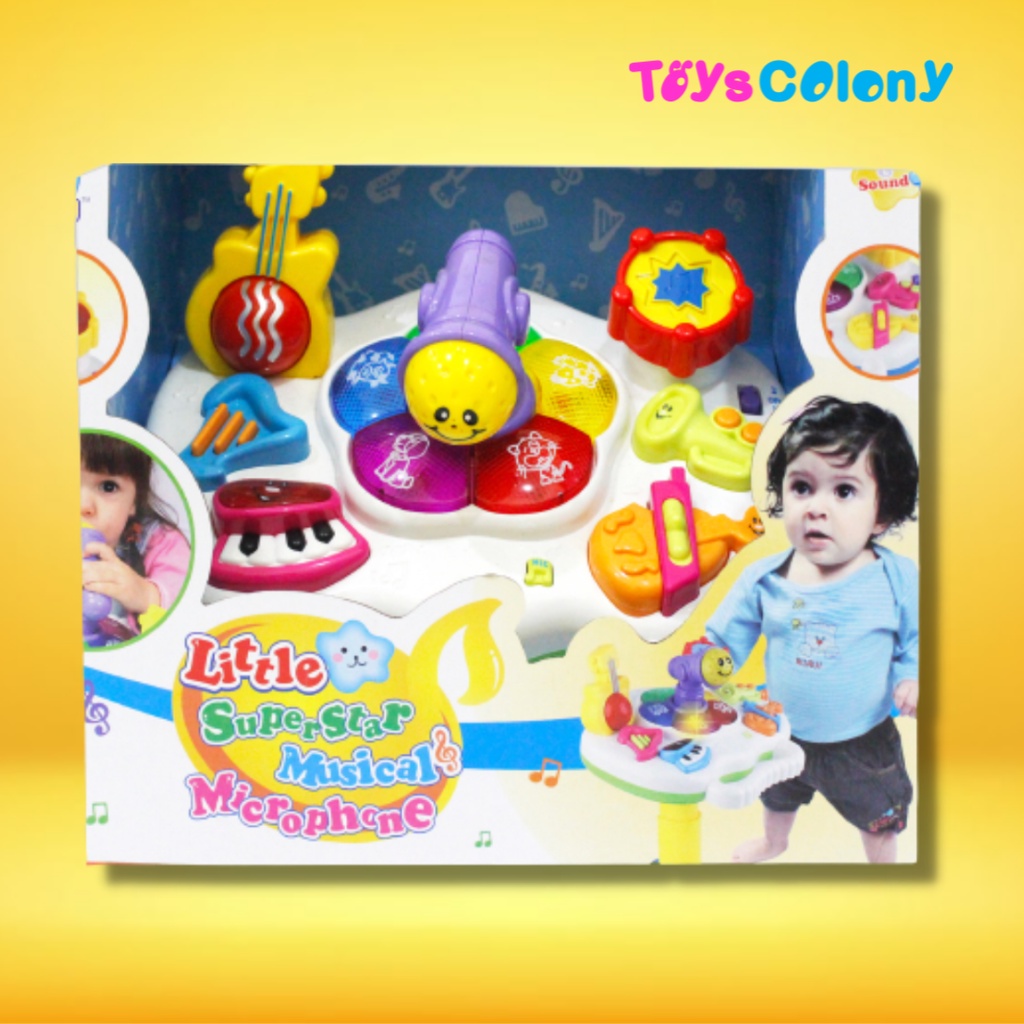 MAINAN BAYI MUSIC MICROPHONE LEARNING FUN 34696