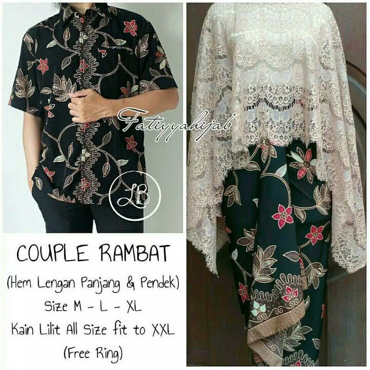 KEBAYA CAPE BROKAT COUPLE/BAJU KONDANGAN/BAJU PESTA/CAPE/BROKAT MEWAH/BAJU SERAGAM