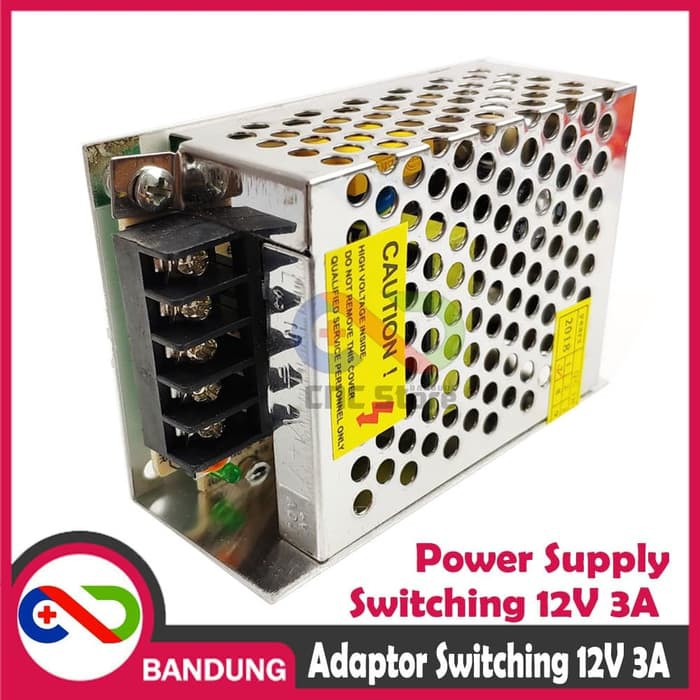 ADAPTOR 12V 3A POWER SUPPLY SWITCHING JARING CCTV LED 12 V 3 A AMPERE