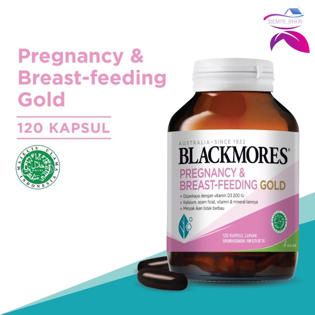 Blackmores Pregnancy &amp; Breast - Feeding Gold (120) / Multivitamin Ibu Hamil &amp; Menyusui