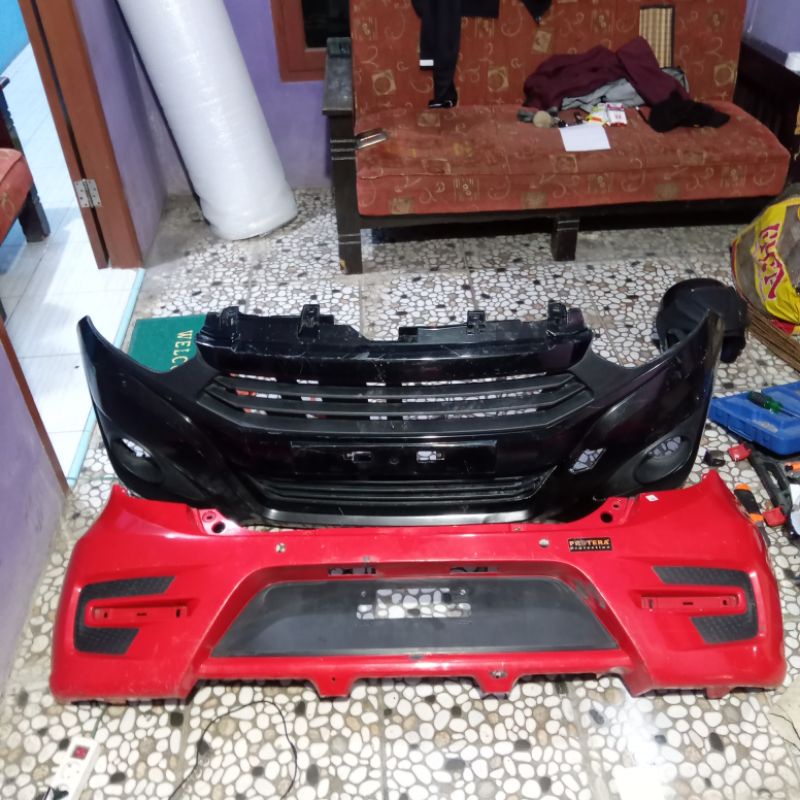 bumper ayla 2016 depan belakang