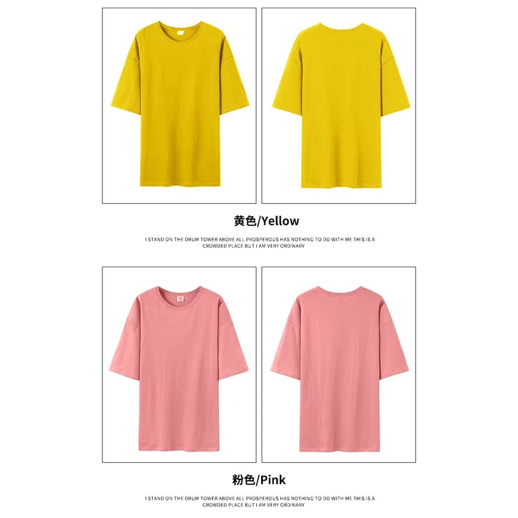 [littlecrab] Kaos Polos 100% Cotton Kaos Lengan Pendek Simple Tanpa Gambar Warna Warni Colorful Plain T-shirt Kaos Couple Teman Pacar Keluarga Sahabat Unisex Kaos Oversize Berkualitas Unisex Korean Style