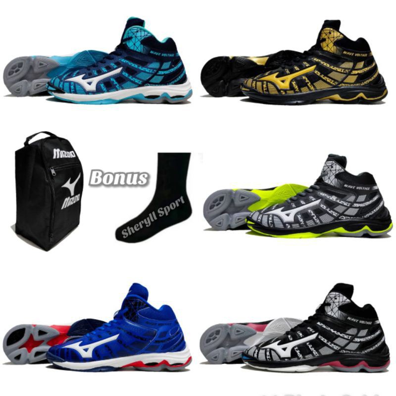 Sepatu Mizuno Wave Voltage Mid Terbaru / Sepatu Mizuno Wave Lightning Z6 / Sepatu Volly Mizuno