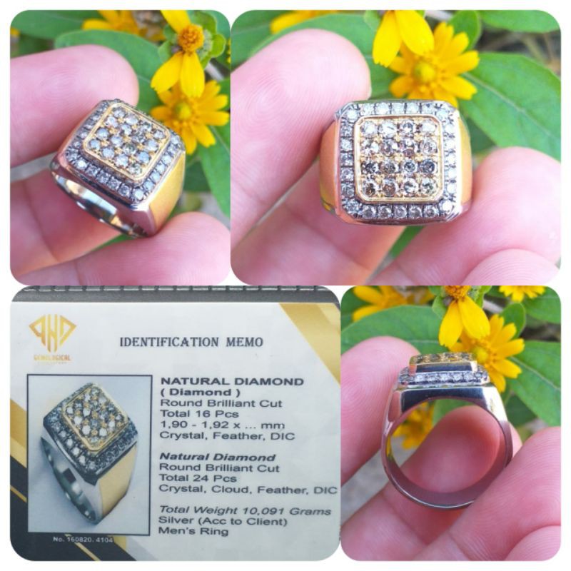 Cincin berlian pria