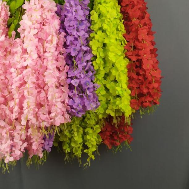 ➦ Wisteria Jumbo/ Bunga Artificial (harga perlusin) ✲