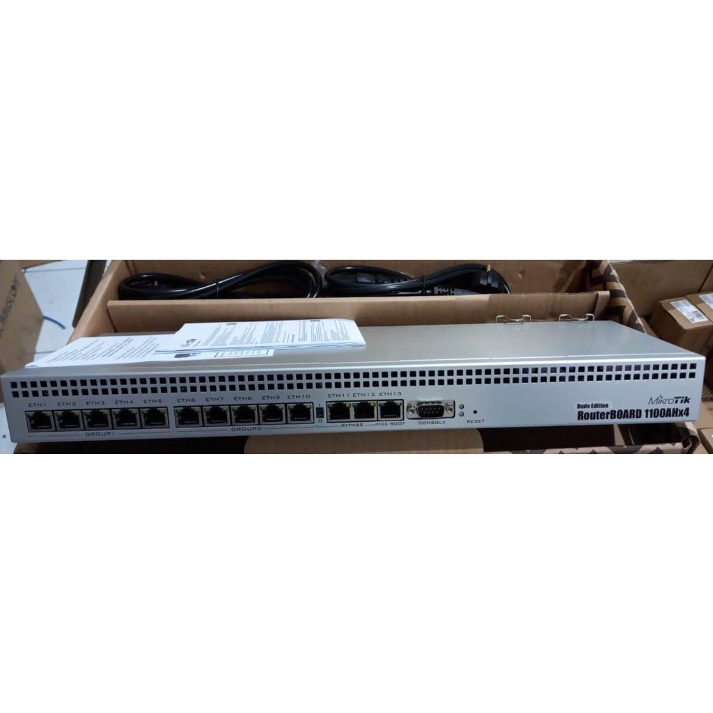 Mikrotik RB1100AHx4 1U Rackmount - Router Indoor Non Dude Edition