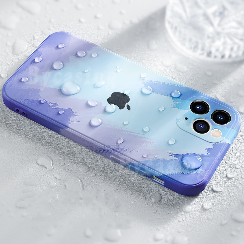 Soft Case Tpu Motif Lukisan Cat Air Warna-Warni Untuk Redmi 9t Note 9s Note 9 Pro Note 8 Xiaomi Mi 10t Pro Mi 11