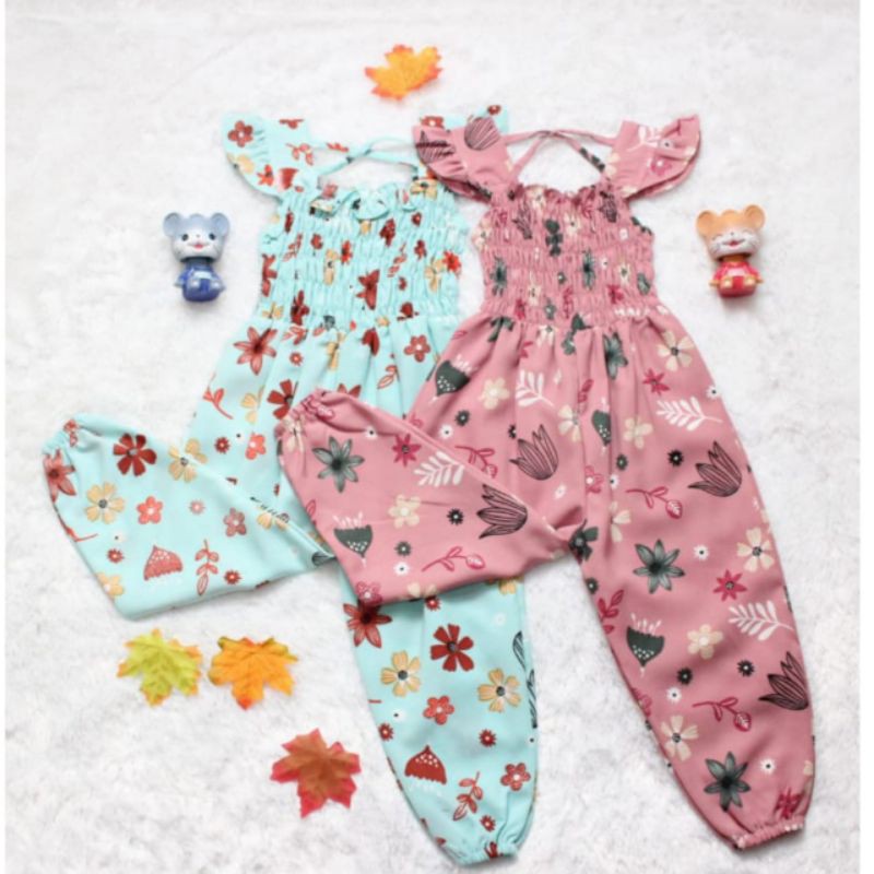 winsstore85 JUMPSUIT ANAK PEREMPUAN usia 2-4 thn