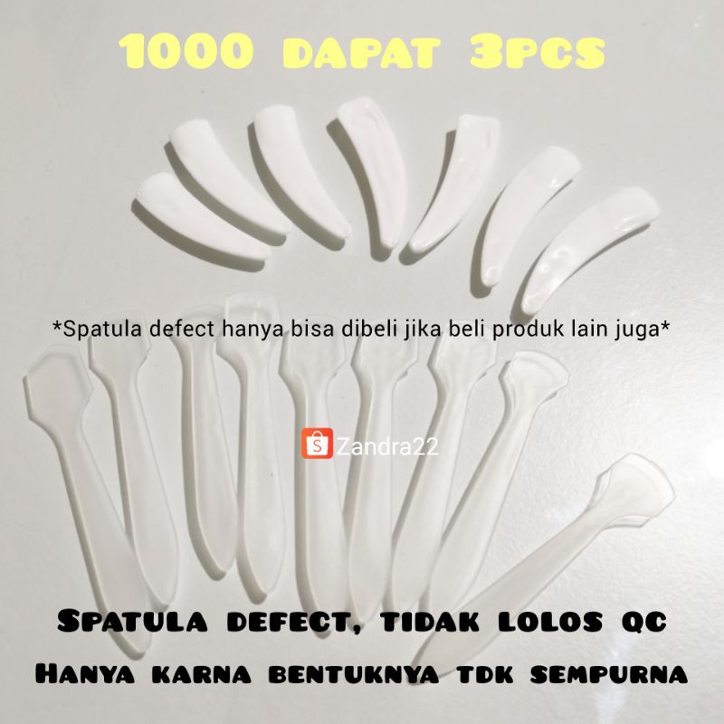Spatula Cream Masker DEFECT CACAT PRODUKSI TIDAK LOLOS QC (dapat 3)