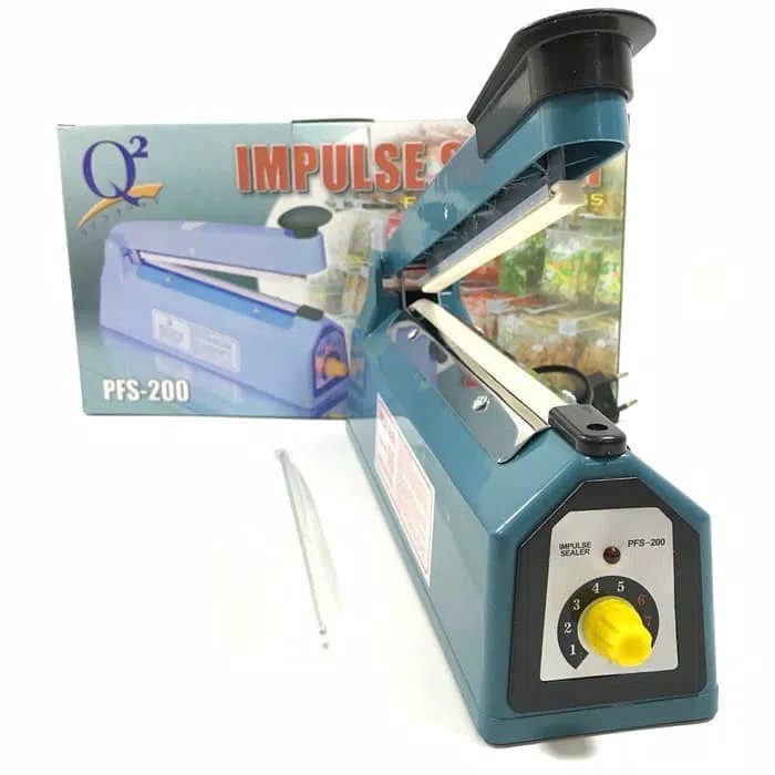 IMPULSE SEALER Q2 20COM / ALAT PRESS PLASTIK 20CM / ALAT PRESS PFS 200 / IMPULSE Q2 20CM Q2-8200