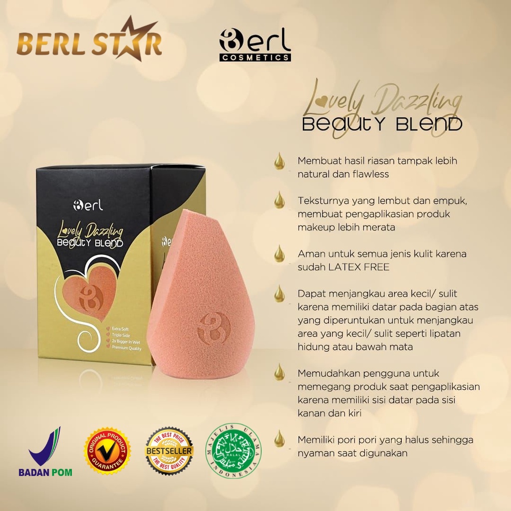 Beauty Blend by B erl | B erl cosmetics | Beauty Blender | Spons Wajah