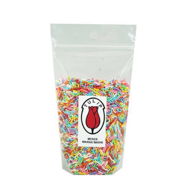 

Meses Tulip Warna Warni Chocorice MiX Meses Repack 1KG, 500gr