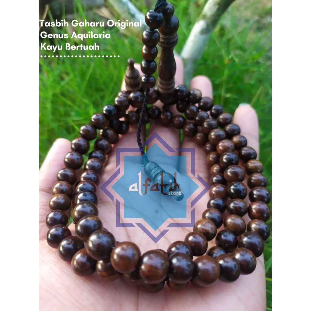 Tasbih Gaharu Grade A 8mm Gaharu Gaharu Kalimantan Tasbih kayu Gaharu Asli Tasbih Gaharu Wangi