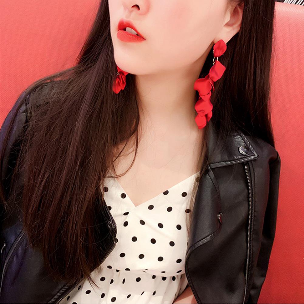 Anting LILY Rose Petal NEW Anti Alergi Pin Akrilik