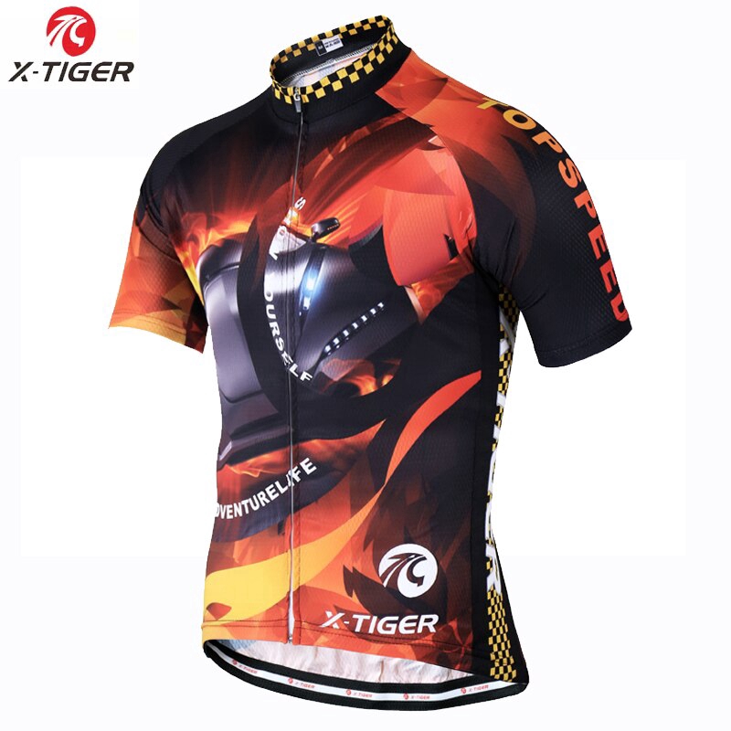 

X-TIGER Pakaian Bersepeda Lengan Pendek MTB Musim Panas Maillot Roupas