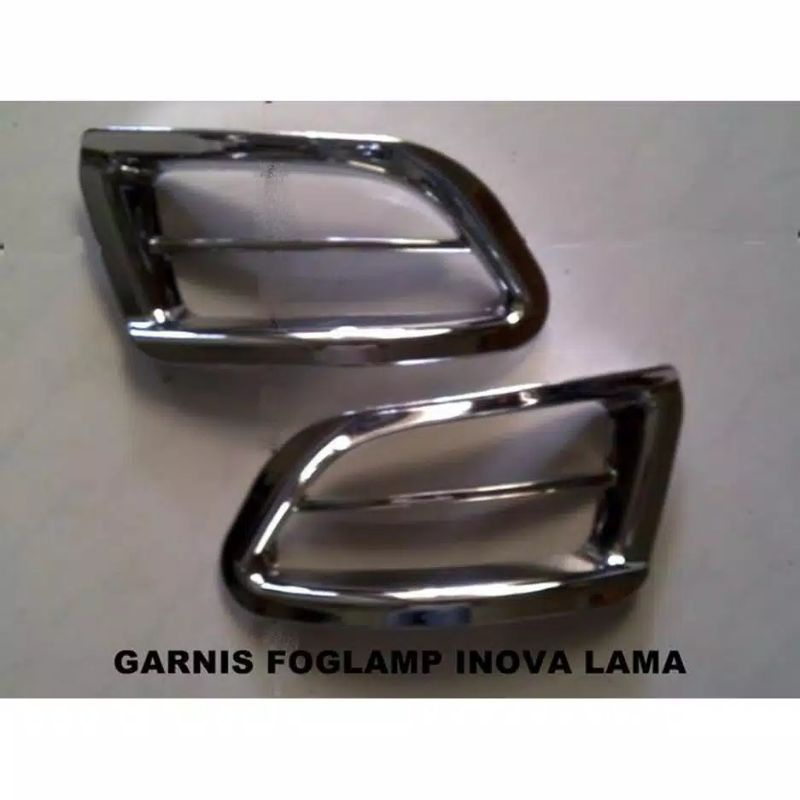 cover ring foglamp bumper depan toyota innova inova 2004 sampai 2008 2007 2006 2005 crome chrome