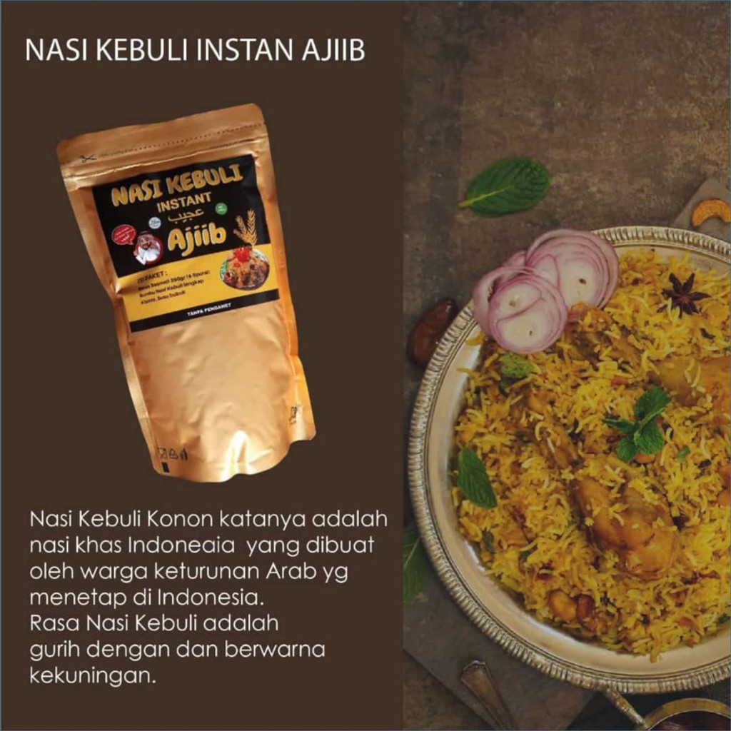 

Nasi Instan Kebuli Ajib 350gr