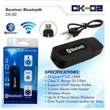 ITSTORE BLUETOOTH AUDIO RECEIVER ADAPTER MUSIC + CALL AUDIO RECEIVER PLUG &amp; PLAY NON KABEL