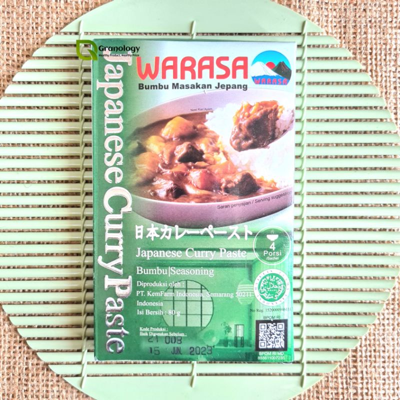 Warasa Bumbu Kari Jepang / Japanese Curry Paste 80 gram